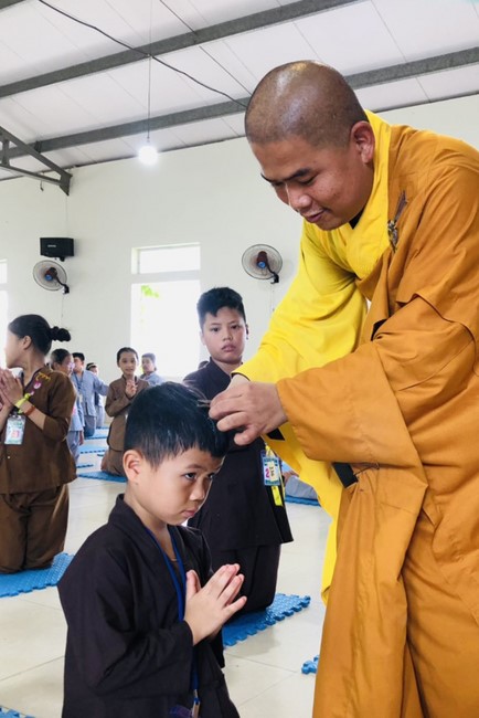 The 3rd Day of Temporary Ordination in Summer for Children