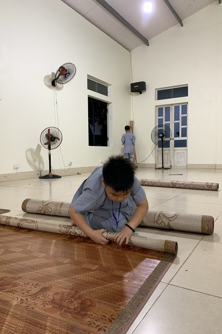 The 4th Day of “Yoga – got talent” Temporary Ordination in Summer for Children at Dong Cao Pagoda