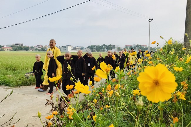 The 4th Day of “Yoga – got talent” Temporary Ordination in Summer for Children at Dong Cao Pagoda