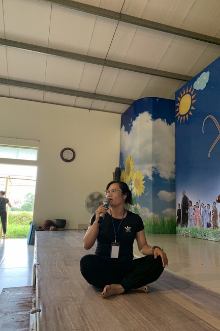 The 4th Day of “Yoga – got talent” Temporary Ordination in Summer for Children at Dong Cao Pagoda