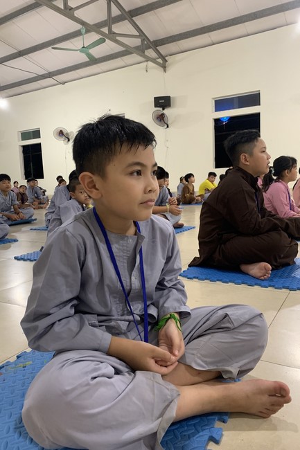 The 4th Day of “Yoga – got talent” Temporary Ordination in Summer for Children at Dong Cao Pagoda