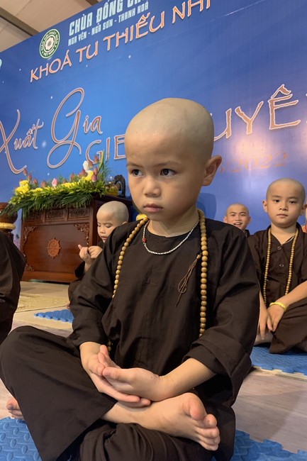 The 4th Day of “Yoga – got talent” Temporary Ordination in Summer for Children at Dong Cao Pagoda