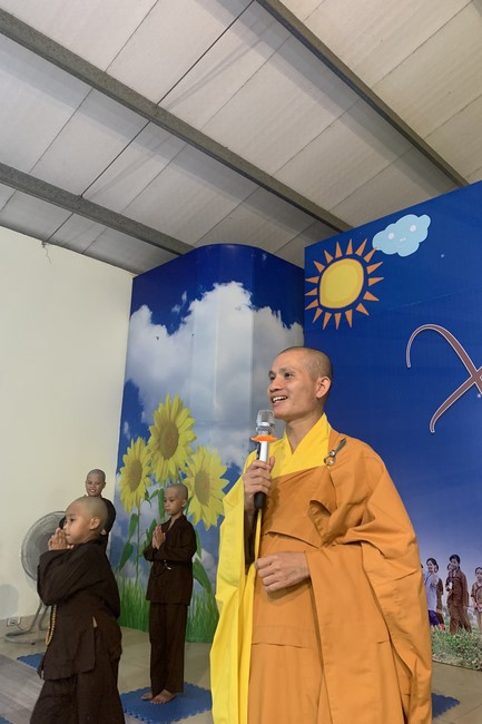 The 4th Day of “Yoga – got talent” Temporary Ordination in Summer for Children at Dong Cao Pagoda