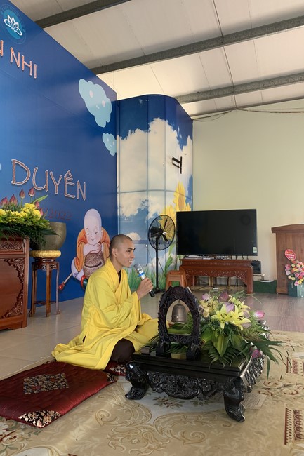 The 4th Day of “Yoga – got talent” Temporary Ordination in Summer for Children at Dong Cao Pagoda