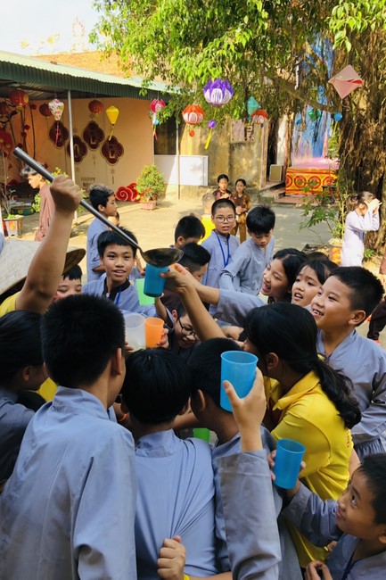 The 4th Day of “Yoga – got talent” Temporary Ordination in Summer for Children at Dong Cao Pagoda