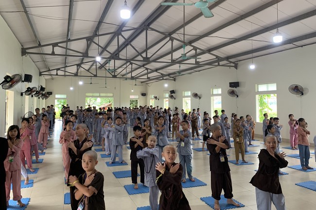Chùa Đống Cao: Ngày thứ Năm Khóa tu Mùa hè Thiếu nhi
