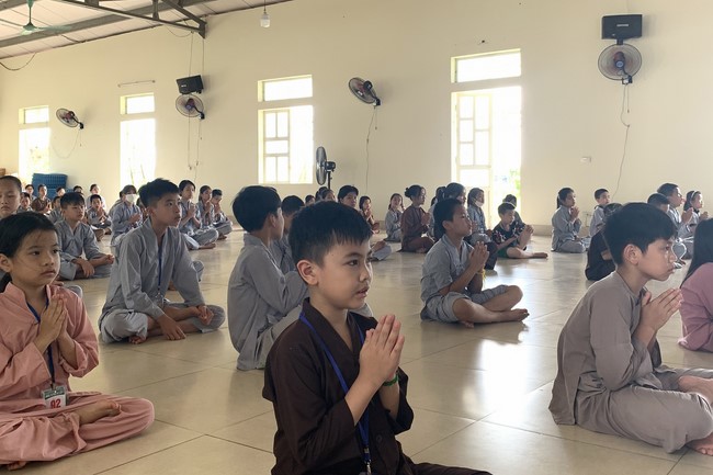 Chùa Đống Cao: Ngày thứ Năm Khóa tu Mùa hè Thiếu nhi