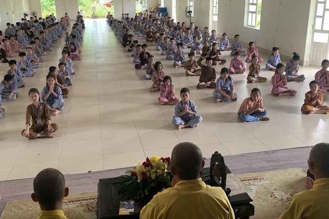 Chùa Đống Cao: Ngày thứ Năm Khóa tu Mùa hè Thiếu nhi