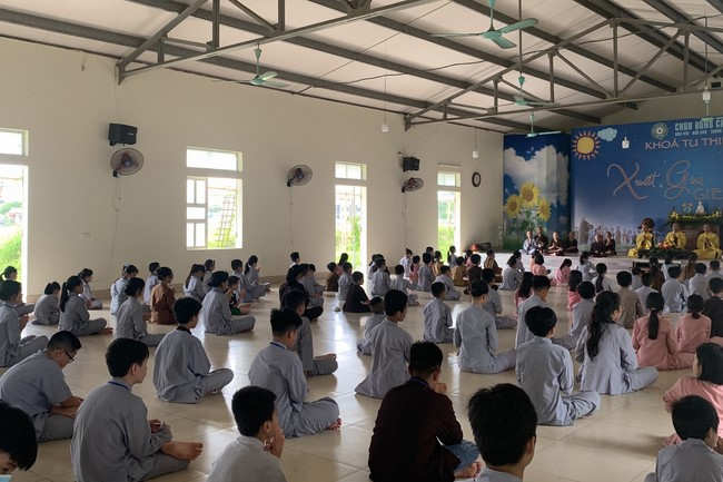 Chùa Đống Cao: Ngày thứ Năm Khóa tu Mùa hè Thiếu nhi