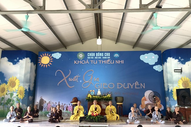 Chùa Đống Cao: Ngày thứ Năm Khóa tu Mùa hè Thiếu nhi