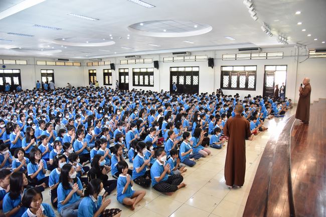 Opening of the Youth Retreat - Huong Phap Branch, Cu Chi