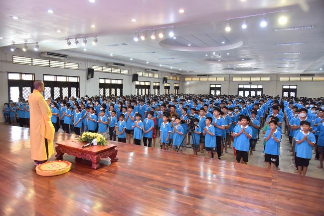 Opening of the Youth Retreat - Huong Phap Branch, Cu Chi