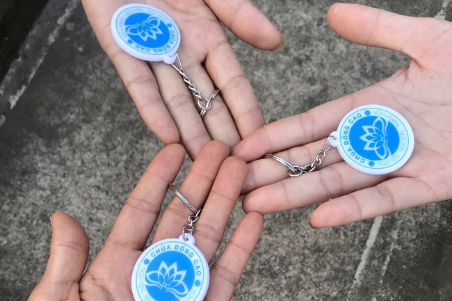 The Last Day of Temporary ordination in Summer for Children at Dong Cao Pagoda