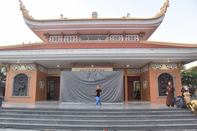 The 2nd day of huong phap branch's teenage retreat of , cu chi