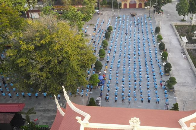 The 3rd Day of Huong Phap Branch 's Teenage Retreat, Cu Chi