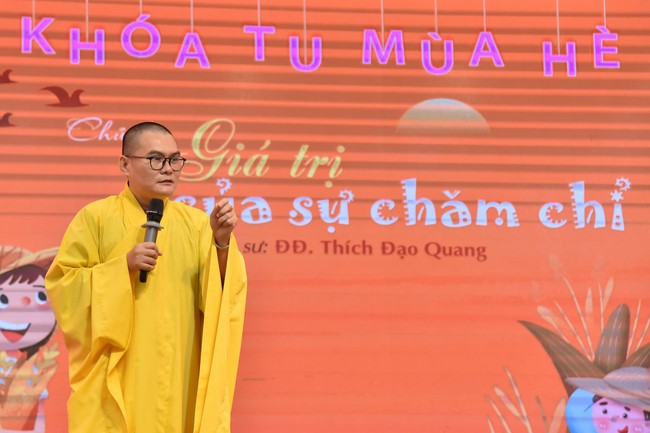 The 3rd Day of Huong Phap Branch 's Teenage Retreat, Cu Chi