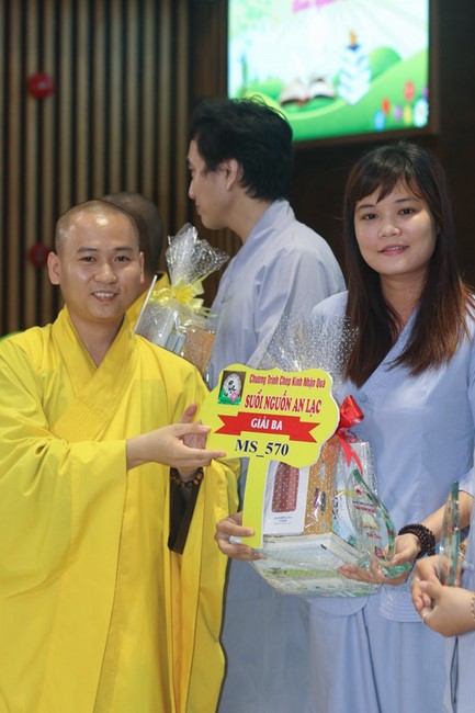 Lễ tổng kết chương trình chép kinh “Suối Nguồn An Lạc”