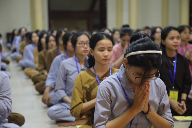 Entering the summer retreat 2022 at Co Am Pagoda