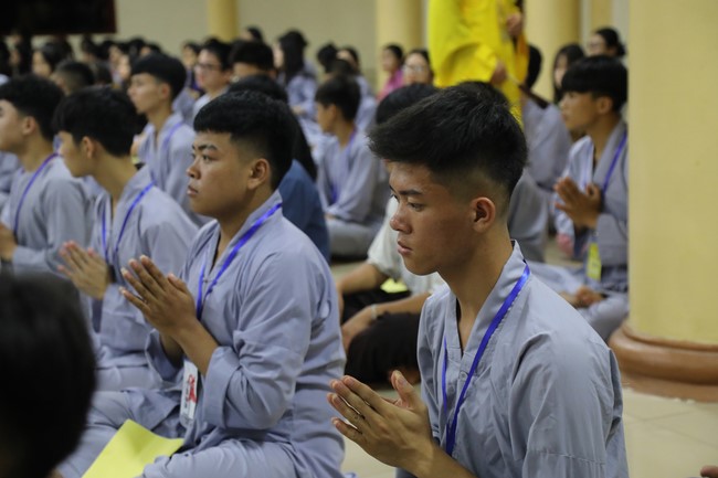 Entering the summer retreat 2022 at Co Am Pagoda