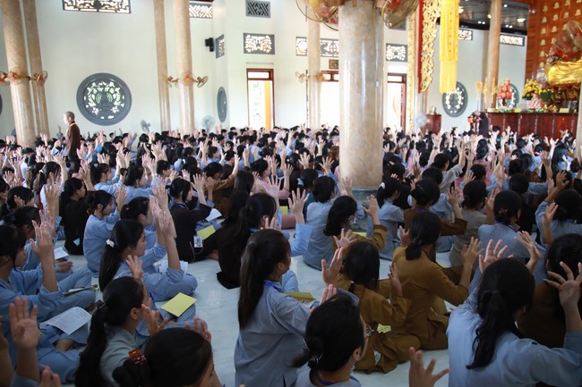 Entering the summer retreat 2022 at Co Am Pagoda