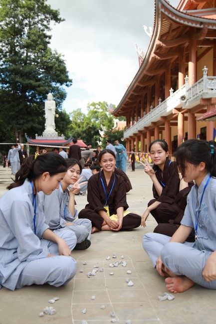 Entering the summer retreat 2022 at Co Am Pagoda