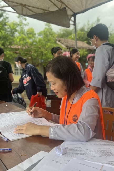 Entering the 2022 Summer Retreat at Dong Cao Pagoda in Thanh Hoa