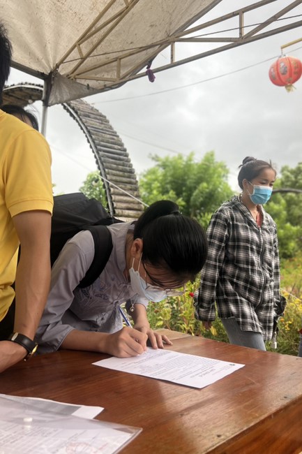 Entering the 2022 Summer Retreat at Dong Cao Pagoda in Thanh Hoa
