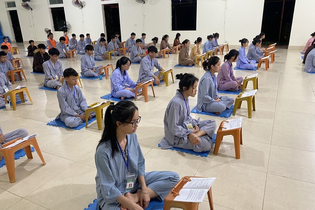 Entering the 2022 Summer Retreat at Dong Cao Pagoda in Thanh Hoa