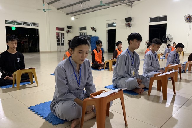Entering the 2022 Summer Retreat at Dong Cao Pagoda in Thanh Hoa