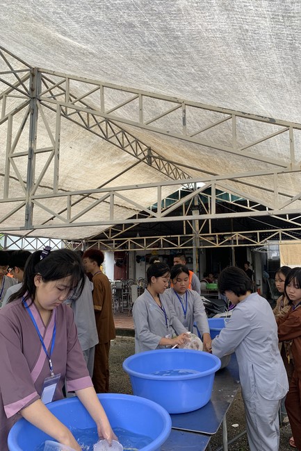 The 2nd day of Summer Retreat 2022 at Dong Cao Pagoda