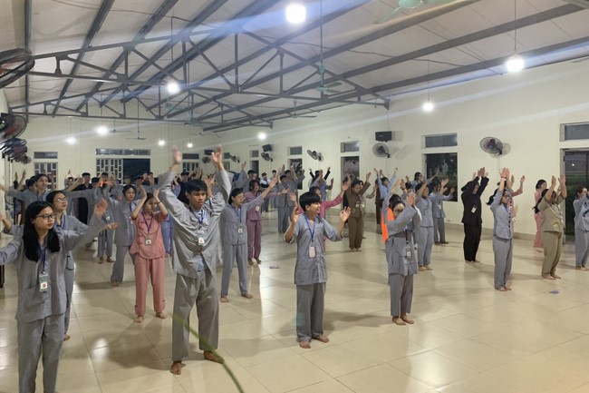 The 2nd day of Summer Retreat 2022 at Dong Cao Pagoda