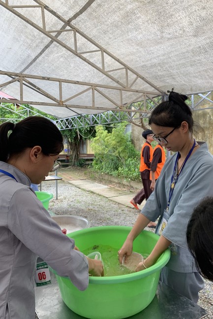 The 2nd day of Summer Retreat 2022 at Dong Cao Pagoda
