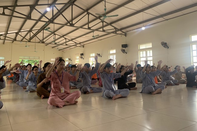 The 2nd day of Summer Retreat 2022 at Dong Cao Pagoda