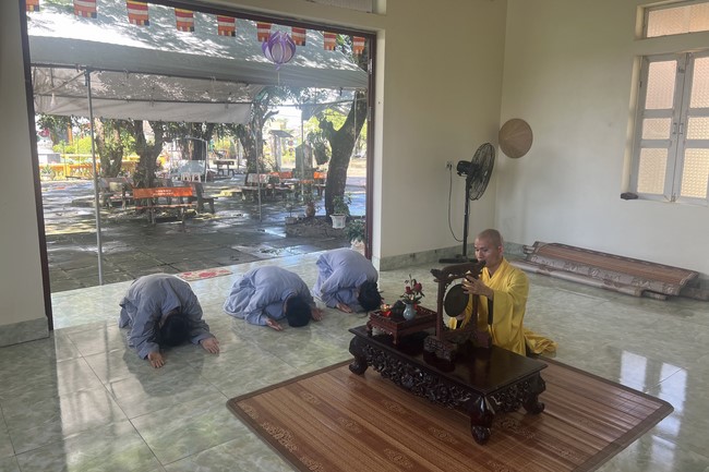 The 2nd day of Summer Retreat 2022 at Dong Cao Pagoda