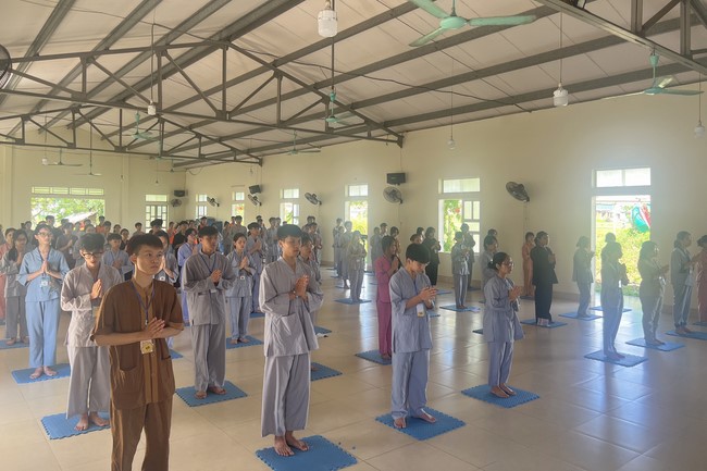 The 2nd day of Summer Retreat 2022 at Dong Cao Pagoda