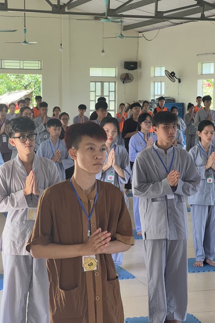 The 2nd day of Summer Retreat 2022 at Dong Cao Pagoda