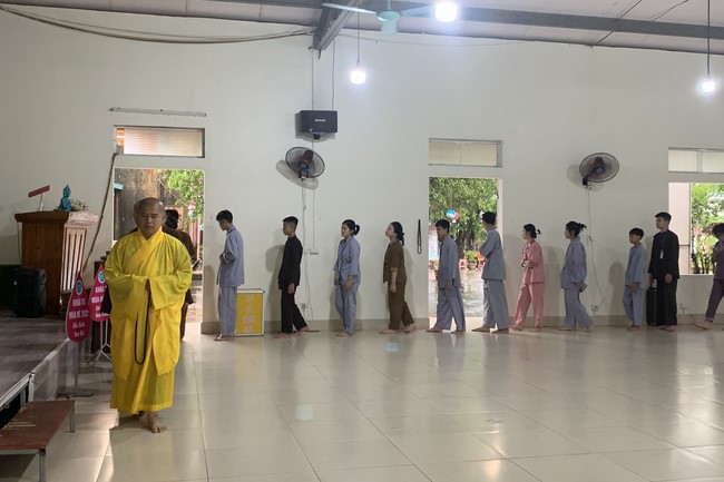 The 2nd day of Summer Retreat 2022 at Dong Cao Pagoda