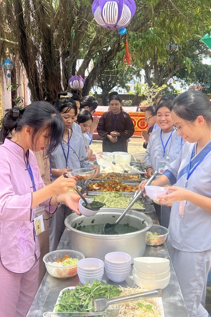 The 2nd day of Summer Retreat 2022 at Dong Cao Pagoda