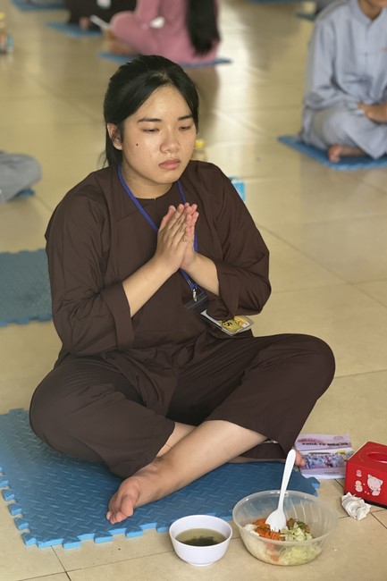 The 2nd day of Summer Retreat 2022 at Dong Cao Pagoda