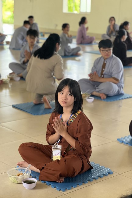 The 2nd day of Summer Retreat 2022 at Dong Cao Pagoda