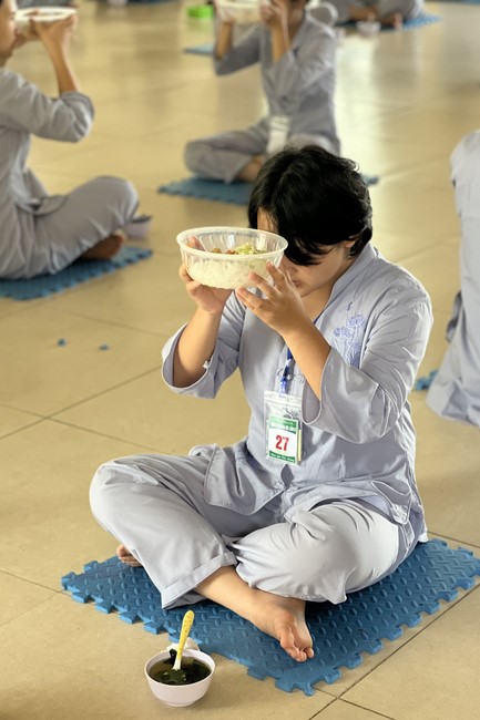 The 2nd day of Summer Retreat 2022 at Dong Cao Pagoda