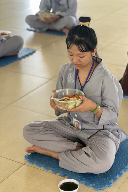 The 2nd day of Summer Retreat 2022 at Dong Cao Pagoda