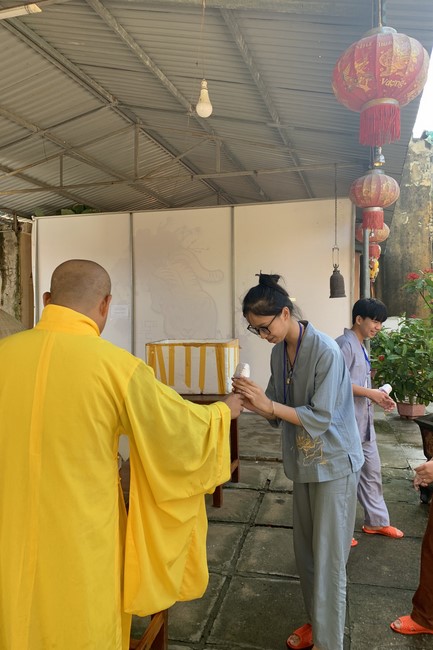 The 2nd day of Summer Retreat 2022 at Dong Cao Pagoda