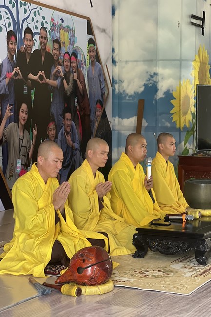 The 2nd day of Summer Retreat 2022 at Dong Cao Pagoda