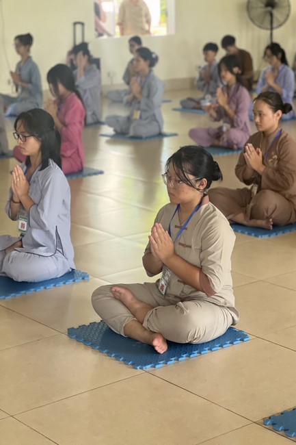 The 2nd day of Summer Retreat 2022 at Dong Cao Pagoda