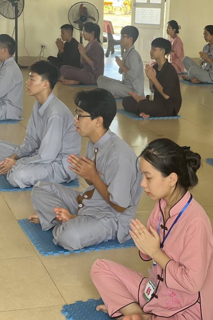 The 2nd day of Summer Retreat 2022 at Dong Cao Pagoda