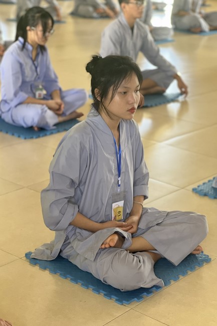 The 2nd day of Summer Retreat 2022 at Dong Cao Pagoda