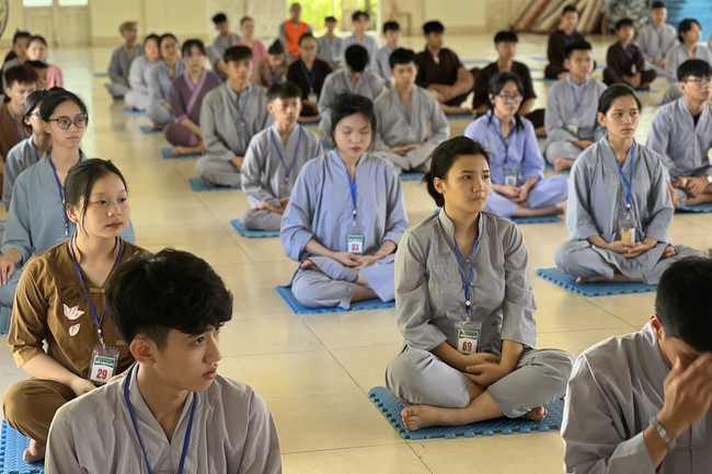 The 2nd day of Summer Retreat 2022 at Dong Cao Pagoda