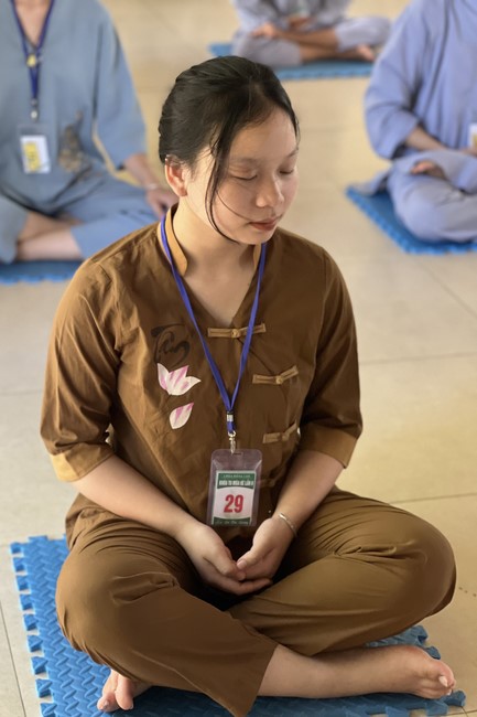 The 2nd day of Summer Retreat 2022 at Dong Cao Pagoda