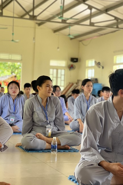 The 2nd day of Summer Retreat 2022 at Dong Cao Pagoda